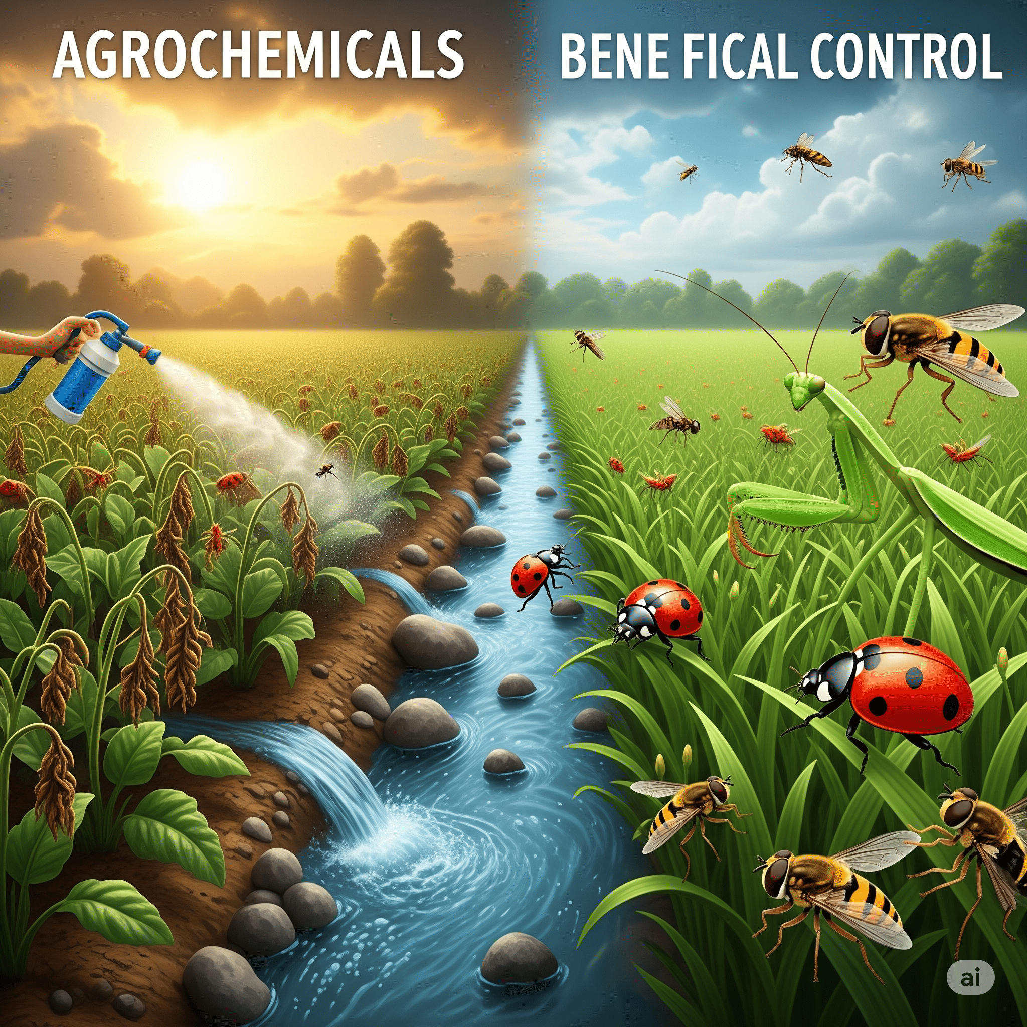 Agrotóxicos en la naturaleza versus controladores biológicos (parte 1)